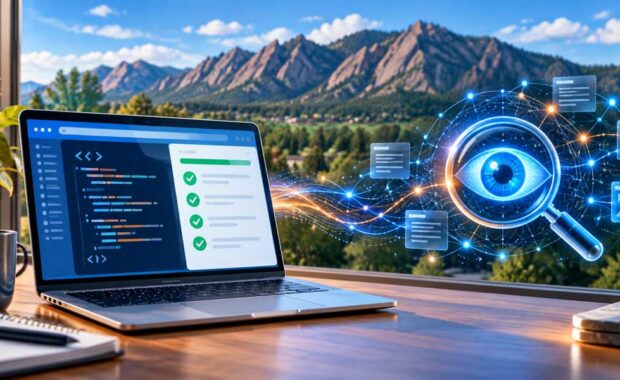 Website code validation and AI Search with the Colorado Flatirons