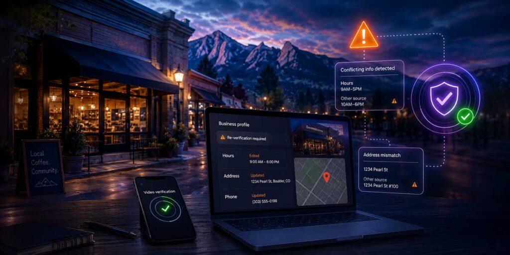 Google Business Profile Local Business Verification Services in Colorado.