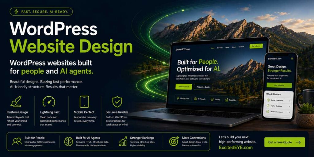 Agent-Ready WordPress Website Design in Longmont, Colorado 80501