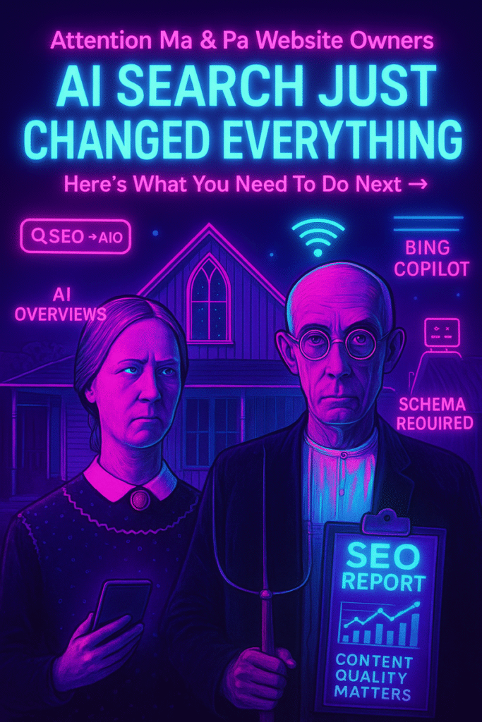 AI Search Changed the World. Ma and Pa Local Businesses rule.