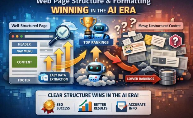Web Structure Formatting with AI AEO Search