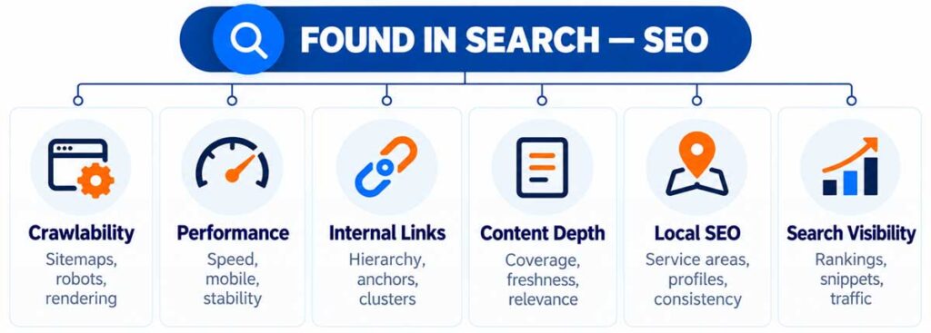 SEO factors that help businesses get found in search