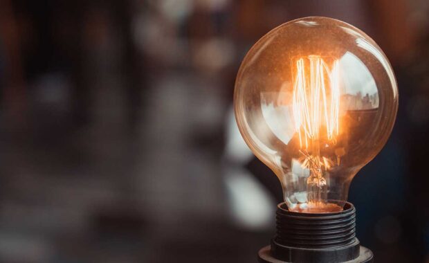 Power Of Web Design - Lit Light Bulb