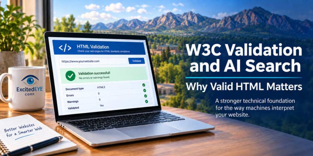W3C HTML validation and AI Search website optimization